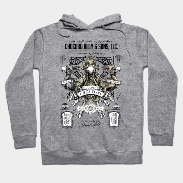 Chocobo Billy and Sons LLC Hoodie by barrettbiggers